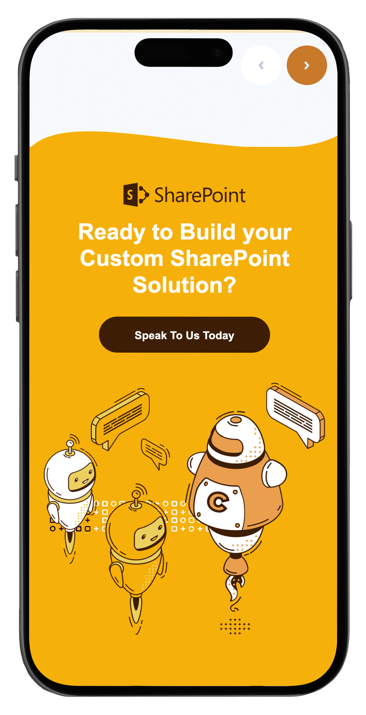 CoreShare mobile website mockups