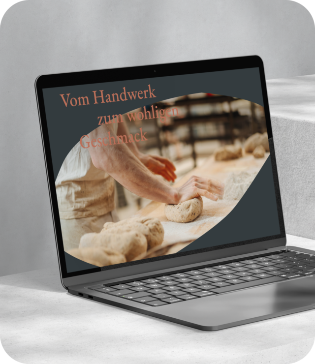 Bakery desktop website mockup