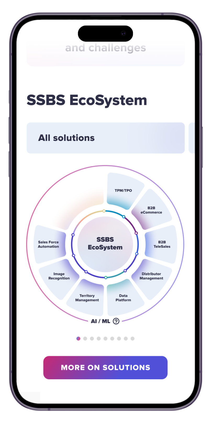 SoftServe mobile website mockups