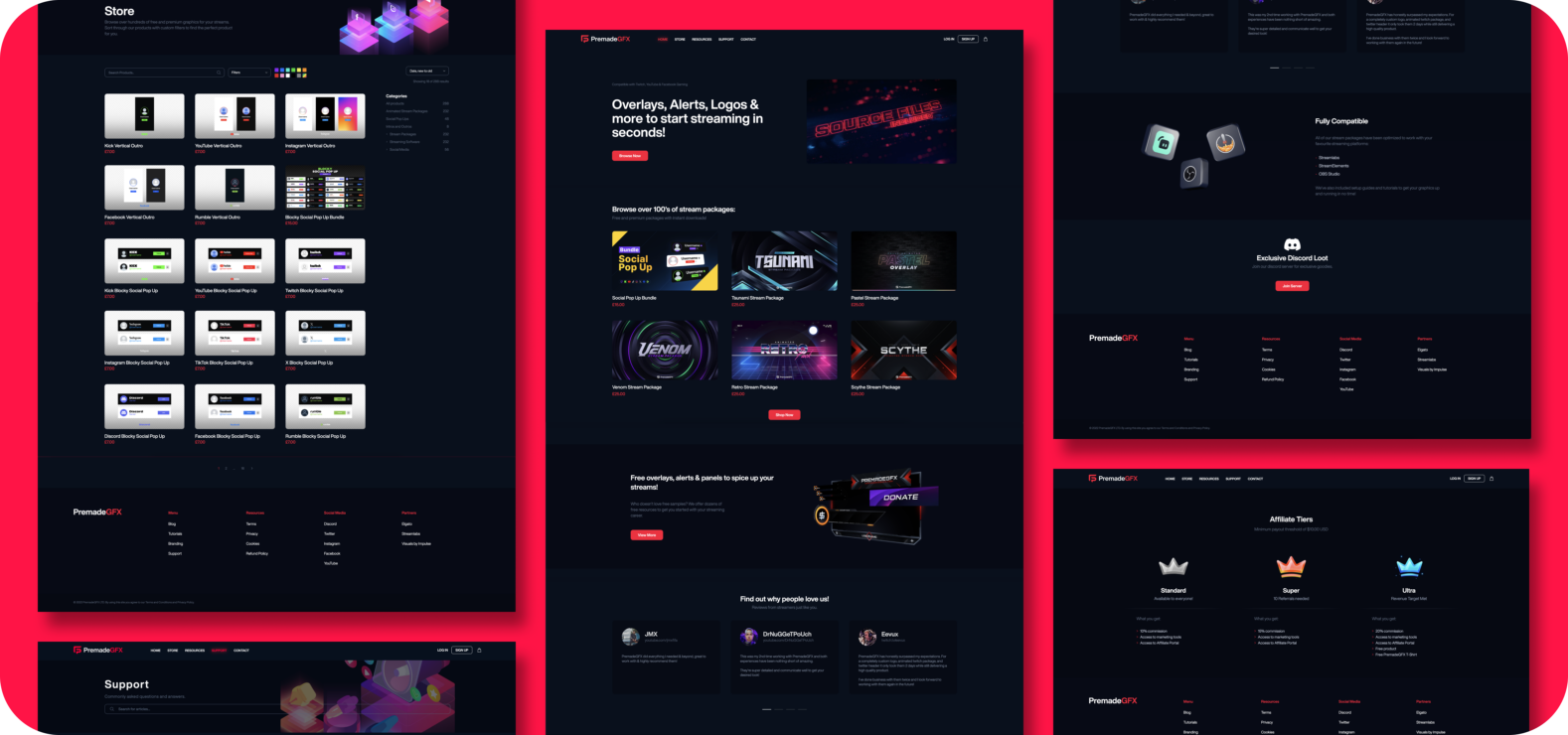 GIF generator desktop website mockups