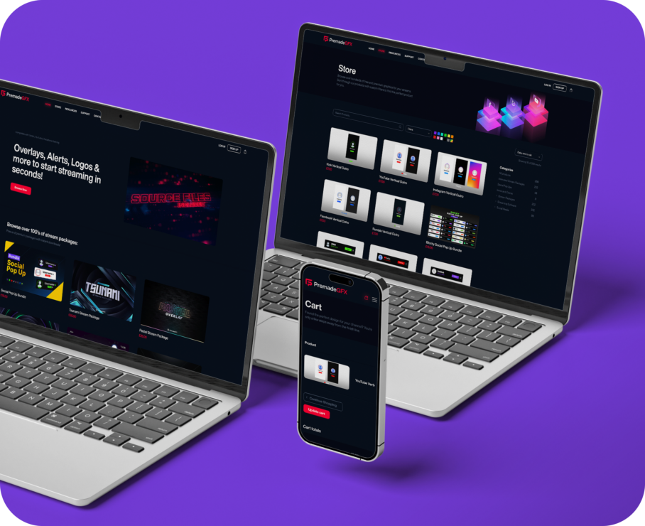GIF generator website mockups